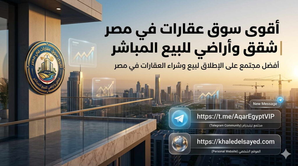 أفضل جروبات تليجرام لبيع وشراء العقارات في مصر 2026 1 جروبات تليجرام لبيع وشراء عقارات مصر تعرض افضل عروض عقارات مصر للبيع من خلال قنوات تيليجرام عقارات ومواقع بيع عقارات مصر