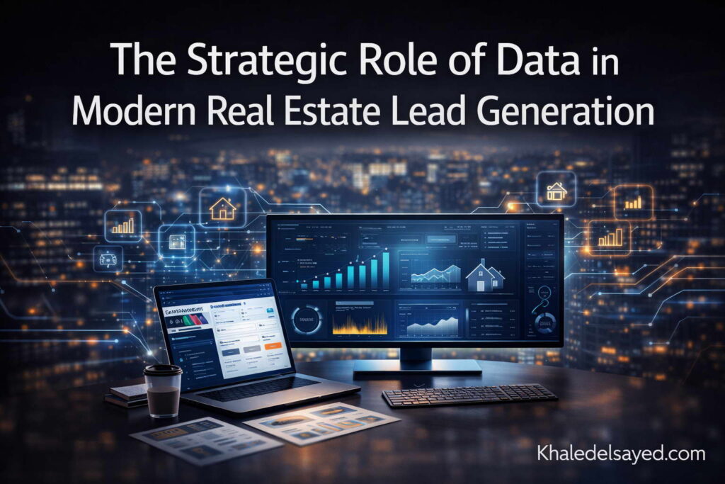 AI-powered dashboard visualizing mortgage leads, aggregated mortgage leads, and real estate lead generation data for scalable digital growth.