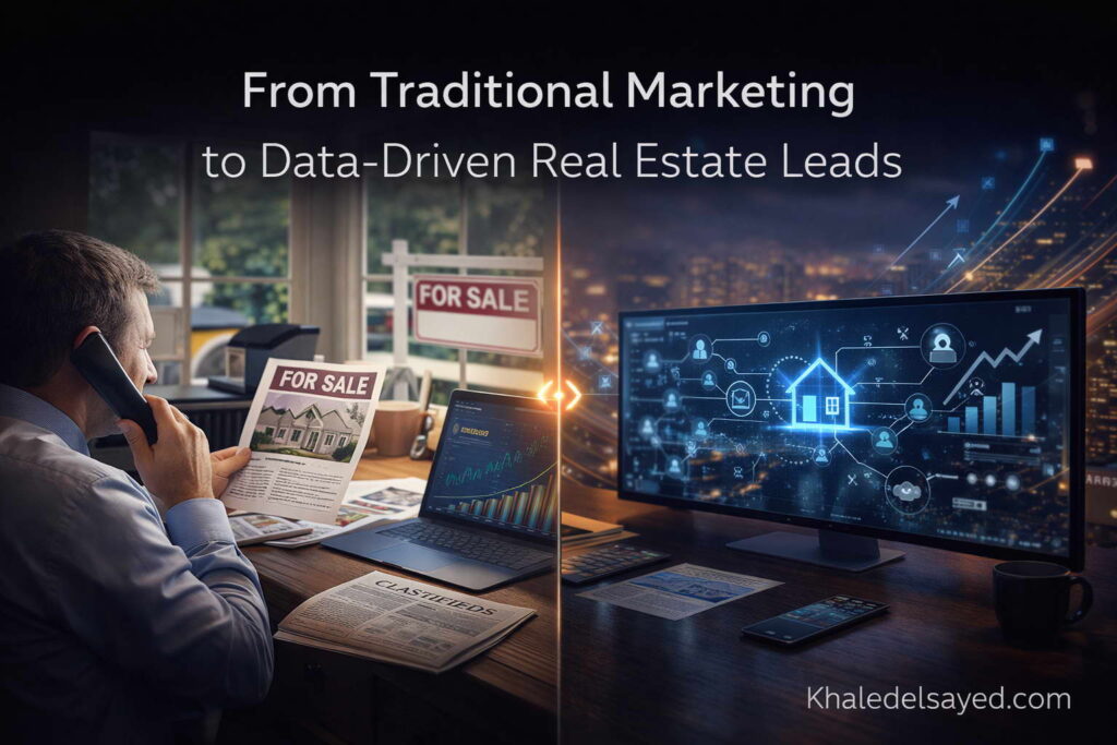 AI-powered analytics dashboard presenting mortgage leads, aggregated mortgage leads, and AI generated real estate leads for data-driven lead generation.