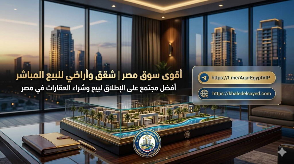 أفضل جروبات تليجرام لبيع وشراء العقارات في مصر 2026 3 قنوات تيليجرام عقارات مصر تقدم اعلانات عقارات مصر وأحدث عروض بيع وشراء عقارات داخل جروبات تليجرام احترافية