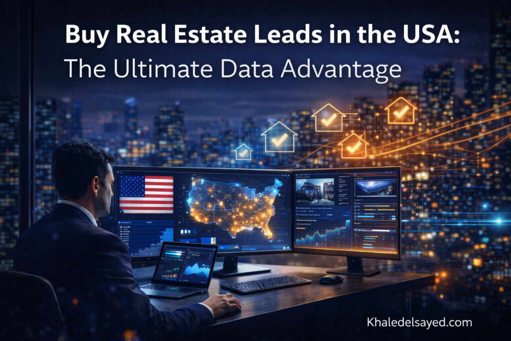 High-quality real estate leads dataset in the USA demonstrating scalable lead generation, accurate targeting, and business growth optimization by the IT Leader Khaled Elsayed Sqawa