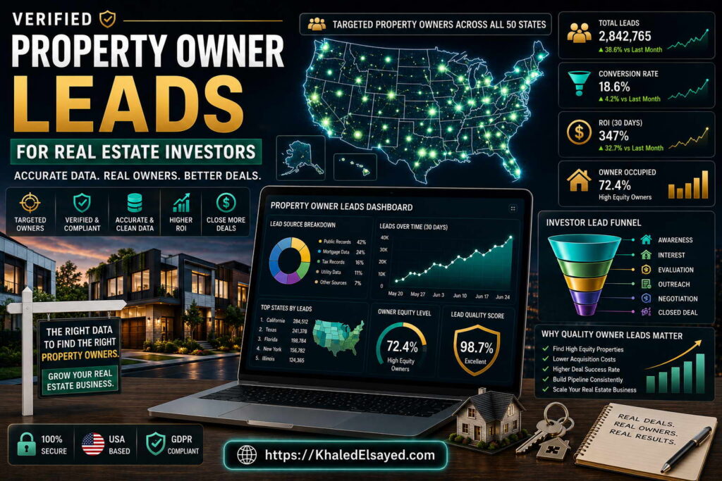 02 Verified Property Owner Leads for Real Estate Investors