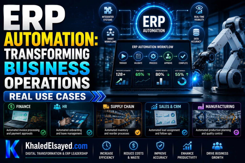 ERP Automation: Transforming Business Operations 4 04 Real Use Cases Khaled Elsayed Sqawa