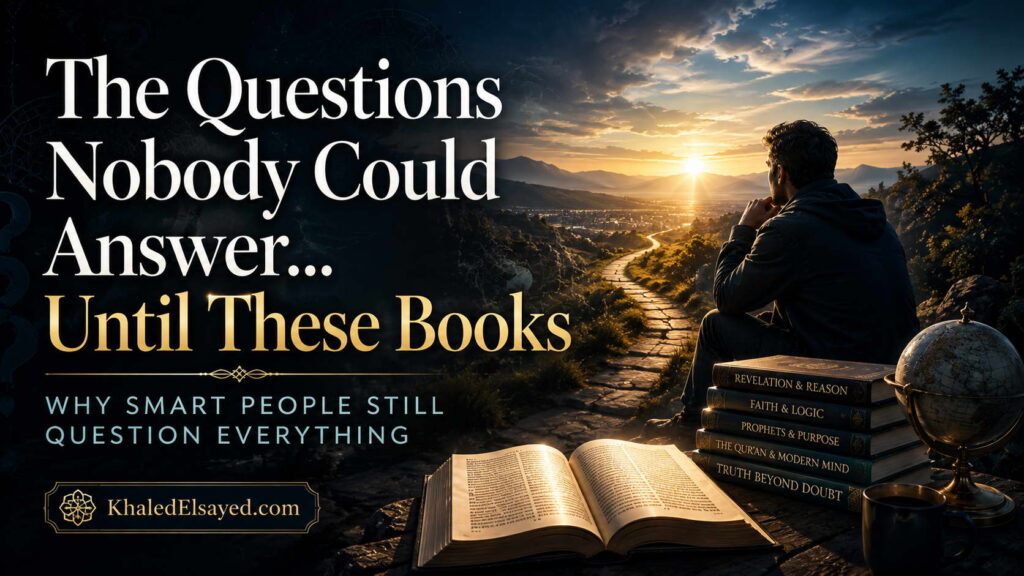 Thought-provoking collection of books exploring life’s biggest unanswered questions about truth, purpose, existence, and the search for deeper understanding by the IT Leader Khaled Elsayed Sqawa