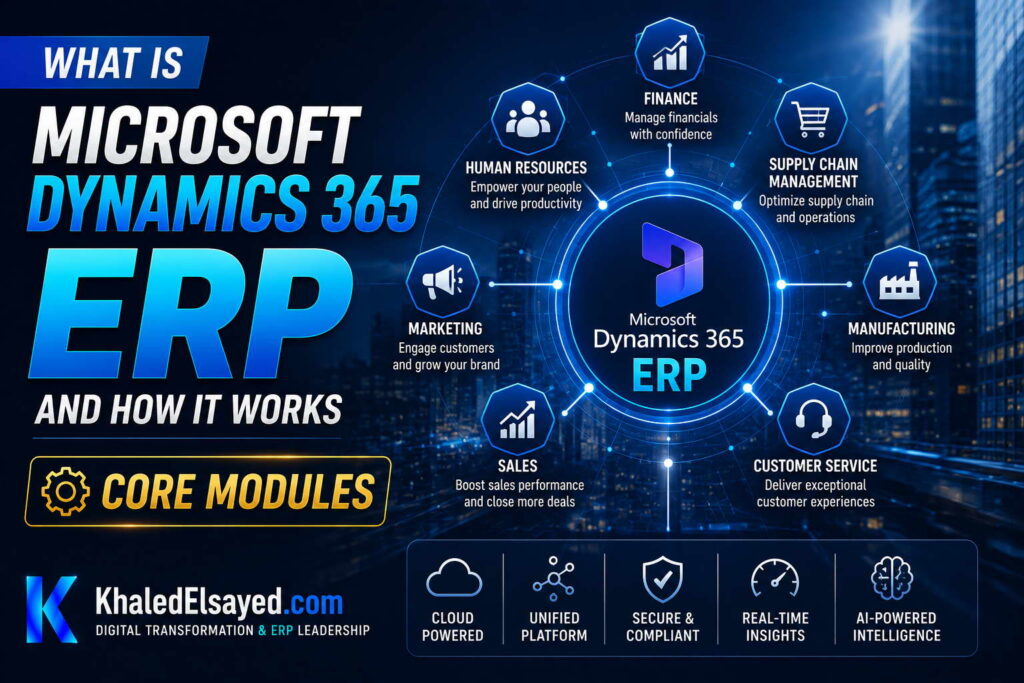 What is Microsoft Dynamics 365 ERP and How It Works 3 03 Core Modules