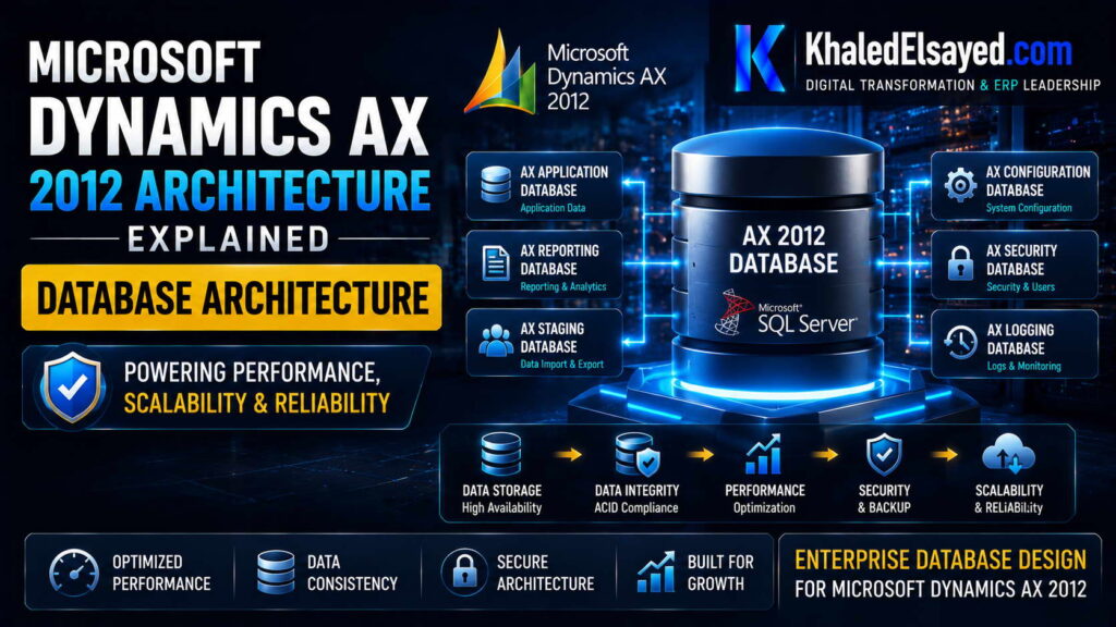 Microsoft Dynamics AX 2012 Architecture Explained 3 03 Database Architecture