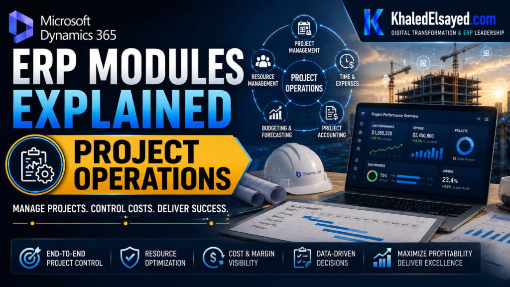 Microsoft Dynamics 365 ERP Modules Explained 4 04 Project Operations