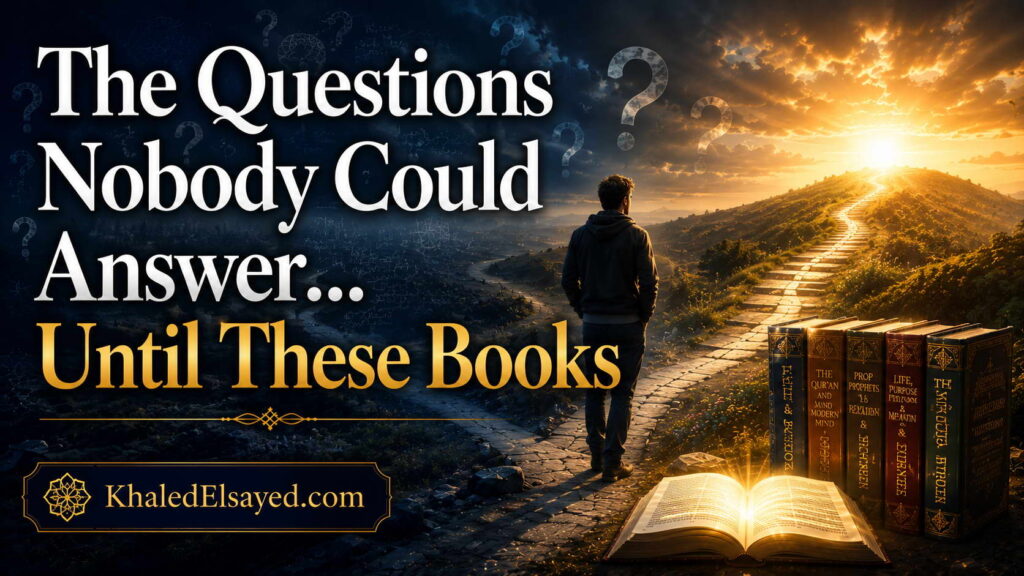 Books that challenge assumptions and provide compelling perspectives on unanswered questions regarding spirituality, knowledge, creation, and ultimate truth by the IT Leader Khaled Elsayed Sqawa